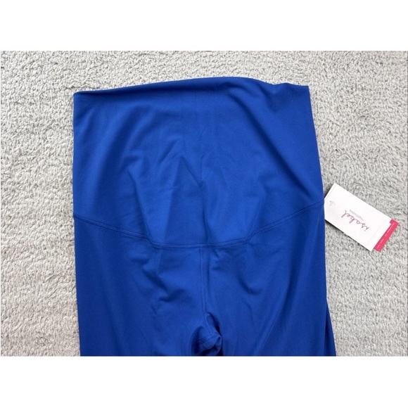 Isabel Maternity Luxe High Rise Royal Blue Active Leggings Size M | NWT - Picture 4 of 7
